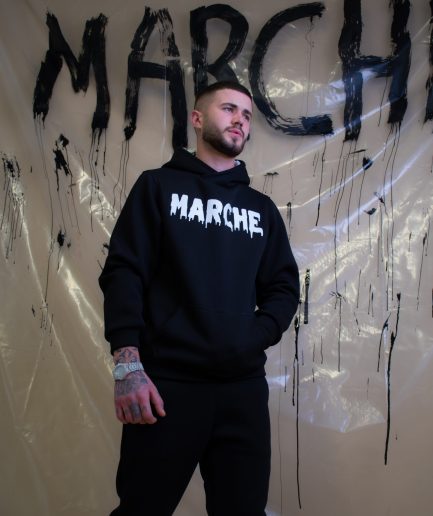 Black tracksuit (white logo)