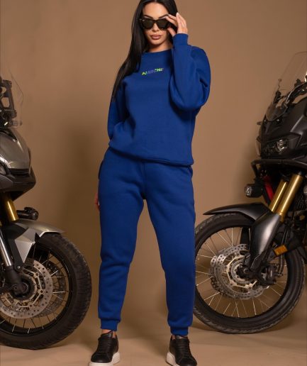 Deep Sapphire outfit (Reflective print logo)